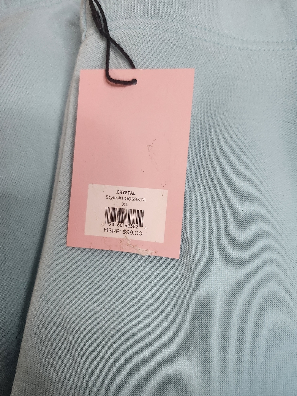 Juicy Couture Sweatpant Set XL Baby Blue Zip Hoodie & Joggers Set - Picture 7 of 9